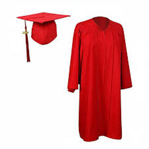lot 11306 image: Red Graduation Gown with 2023 Tassel