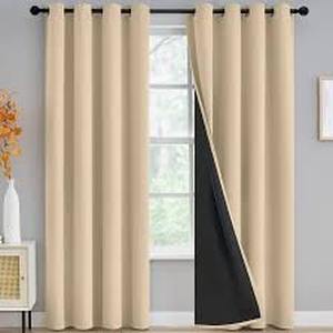 lot 15014 image: Large Thermal Blackout Curtain Panels