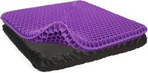 lot 17155 image: Purple Honeycomb Gel Seat Cushion