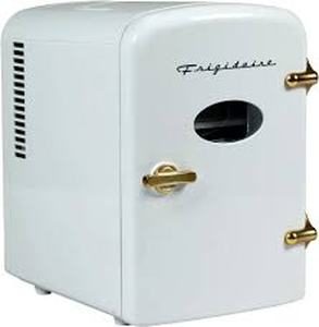 lot 17174 image: Frigidaire Mini Personal Fridge Cooler EFMIS161-WGLD