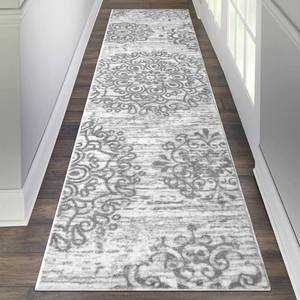 lot 3567 image: HEBE Hallway Runner Rug 2x8 Washable Vintage Distressed Area Rugs Non Slip Laundry Rug Runner Boho Floor Carpet Runners for Hallways Entryway Laundry Room Kitchen Bathroom,Grey