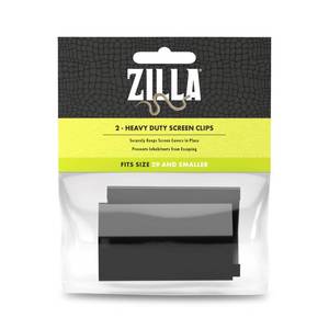 lot 4291 image: Zilla Heavy Duty Screen Clips, Secures Screen Covers to Terrarium, Fits Size 5 to 29 G, 2 pack, Small