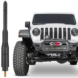 lot 4303 image: BASIKER Antenna for Jeep Wrangler Sport Rubicon JL 4xe Willys Mojave JK JT Gladiator 2007-2025 2026, Short Jeep Wrangler Accessories Antenna Replacement Upgrade for Car Radio AM FM Reception
