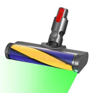 lot 5593 image: FUNTECK LED Soft Roller Cleaner Head Compatible with Dyson V11 V10 V8 V7 Vacuum Cleaners, Illuminating Hidden Dust and Debris and Ideal for Smooth Hard Floors
