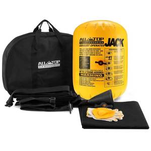 lot 5597 image: ALL-TOP Off-Road Exhaust Air Jack, 31inch Lift 8800Lbs Capacity, Inflatable Soft Jack for Low Clearance, fits Air Compressor & Exhaust