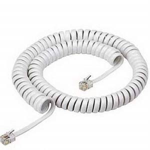 lot 6031 image: SOUTHWESTERN BELL S60067 White Handset Cord 12 Feet