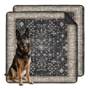 lot 6033 image: Washable Pee Pads for Dogs 2 Pack, Absorbent Reusable Puppy Pads Waterproof, Leakproof & Non-Slip Whelping Pad, Potty Training Pads for Dogs Playpen Mat 48x48