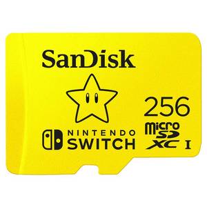 lot 6039 image: SanDisk 256GB microSDXC-Card, Licensed for Nintendo-Switch - SDSQXAO-256G-GNCZN