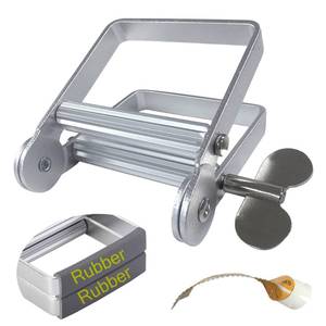 lot 6080 image: Toothpaste Squeezer, Metal Toothpaste Tube Squeezer Paint Tube Wringer for Artist, Hair Salon, Painter��