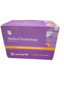 lot 6104 image: Level Up RN Medical Terminology Flashcards Edition 3