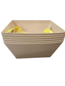 lot 6157 image: White Square Paper Food Trays - Set of 6