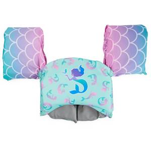 lot 6196 image: SwimWays Swim Trainer, US Coast Guard Approved Life Vest Kids Swim Vest, Arm Floaties & Life Jackets for Kids 33-55 lbs, Mermaid