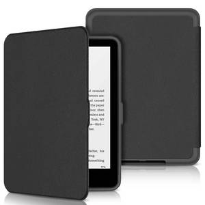 lot 6219 image: Sanyetral Premium PU Protective Case with Auto WakeSleep Function, Incompatible with Remarkable TCL Nokia -Black