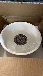lot 11359 image: Henkfenlex Ceramic Bowl with Mediterranean Pattern
