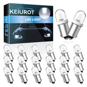 lot 12020 image: Keiurot GE44 47 756 755 Bulb Ba9s Led Bulbs for Pinball Led Bulbs Pinball Machine Light Bulb Fits Fender 1893 1895 Light Bulb 6.3V 6V DC White Pack of 20