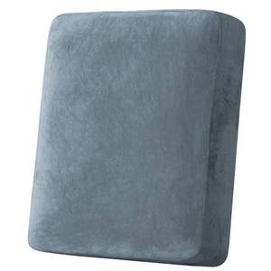 lot 12040 image: H.VERSAILTEX Velvet Stretch Couch Cushion Cover Plush Cushion Slipcover for Chair Cushion Furniture Protector Seat Cushion Sofa Cover (1 Piece Armchair Cushion Covers, Stone Blue)