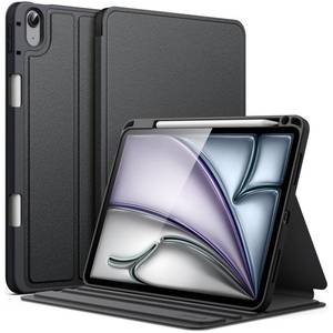 lot 12042 image: JETech Case for iPad Air 11-Inch M4M3M2 (202620252024), iPad Air 54 (20222020 5th4th 10.9-Inch) with Pencil Holder, Slim Folio Stand Protective Tablet Cover, Multi-Angle Viewing (Black)