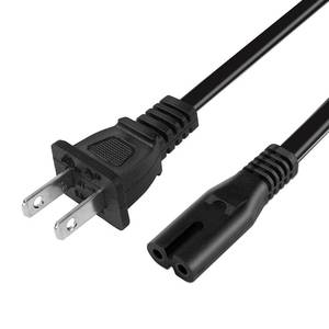 lot 12073 image: Printer Power Cord for HP OfficeJet ProEnvyDeskJetPhotosmart Series, 2 Prong Power Cable Replacement