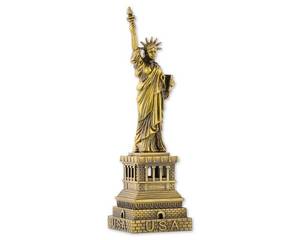 lot 12082 image: DS. DISTINCTIVE STYLE Statue of Liberty Model - Metallic Statue - Figurine for Souvenirs (5.9 Inch)