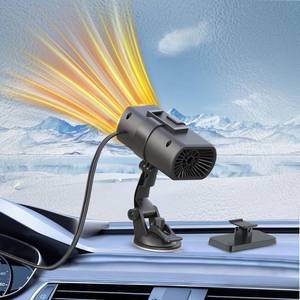lot 12086 image: Car Heater 12V 150W 2-in-1 Defroster & Defogger, Fast Heating, Large Airflow, 360° Rotation, Durable High-Temp Design for All 12V Vehicles