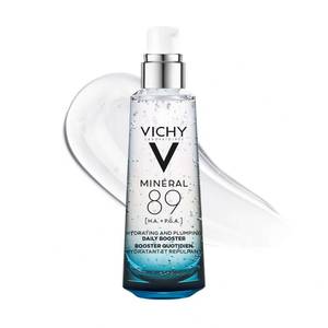 lot 12125 image: Vichy Mineral 89 Booster, Pure Hyaluronic Acid Serum for Face with Polyglutamic Acid for Skin Barrier Repair, Plumps & Hydrates, Lightweight Hydrating Serum, Oil-Free, Non-Sticky, 2.53 Fl Oz