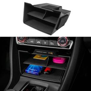 lot 15047 image: Thenice for 10th Gen Civic Central Console Storage Box Cards Organizer Compatible with Honda Civic 2016 2017 2018 2019 2020 2021