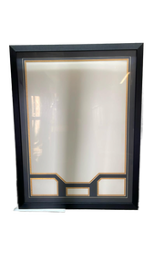 lot 15058 image: Professional Jersey Display Frame with Gold Trim