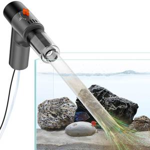 lot 15085 image: VIPASKA Electric Aquarium Gravel Cleaner Kit with High Pressure Strong Suction, 6-in-1 Multifunction Fish Tank Vacuum Cleaner and Water Changer for Aquarium, Gravel Vacuum with Sand Filter Tools