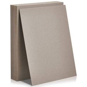 lot 16258 image: 20 Pcs Book Board, Binders Board Chipboard Designer Bookboard Kraft Heavy Duty Chipboard Sheets Bookbinding Supplies for Book Binding Cover (Gray, 12.5 x 10 Inch 22PT)