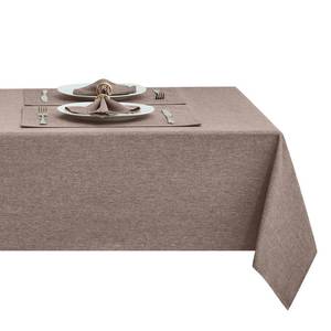 lot 16290 image: HomeJoy Rectangle Table Cloth Linen Farmhouse Stainproof Waterproof Washable Polyester Oblong Rectangular Fabric Table Cover for Kitchen Dining Dinner(Mocha60x84 Inch)