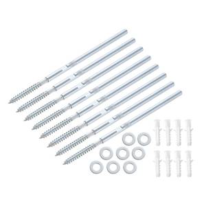 lot 16301 image: uxcell 8 Pcs Floating Shelf Brackets Metal Hidden Shelf Support Brackets 8 x 150mm(0.3 x 5.9 Inch) Invisible Shelf Brackets with Screws for Floating Wood Shelves