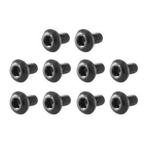 lot 16304 image: uxcell M2x4mm Thread Button Head Hex Socket Cap Screw Bolt 100pcs
