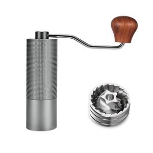 lot 16350 image: Agilive Manual Coffee Grinder, Adjustable Grinding Settings, Stainless Steel Burrs, Portable Hand-Cranked Coffee Grinder, For Espresso, Drip Filter, French Press Filter, Compact And Durable (white)