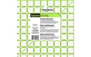 lot 16358 image: Omnigrip Neon Quilters Ruler - 8-12 Inch x8-12 Inch