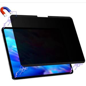 lot 16498 image: Peslv Magnetic Privacy Screen Protector for iPad Pro 13 Inch M4M5 20252024 8th7th Gen, Removable Anti Blue Light Glare Spy Private Filter, High Sensitive Bubble-Free Black Security Screen