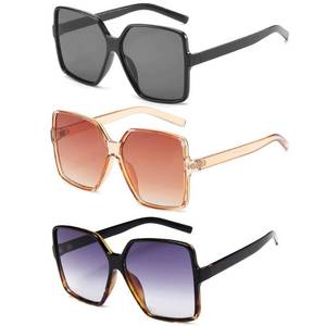 lot 18385 image: Dollger Oversized Square Sunglasses for Women Big Large Wide Fashion Shades for Men UV Protection Unisex