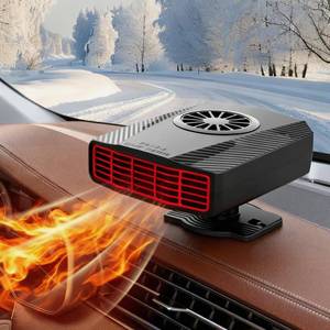 lot 19696 image: Car Heater Windshield Defroster and Defogger,12V Car Heaters for Vehicle,Portable Defrost Device Car Demister That Plugs into Cigarette Lighter for Car (N805)