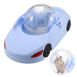 lot 19705 image: PETFROH 3-in-1 Hamster Ball 4.8 Inch Detachable Hamster Wheel Racing Car Toy