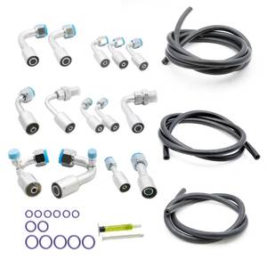 lot 19770 image: ASTROSYNC Universal AC Air Conditioning Extended Length Hoses with Fittings and O-rings Compatible with GM Cars Truck Vehicle such as for Buick Chevrolet Cadillac GMC Wuling Baojun Holden AC Hose Kit