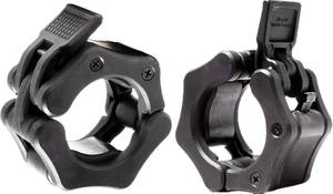 lot 20123 image: Greententljs Barbell Clamps 2 Inch Olympic - Pair of Collars Quick Release Locking Barbell Workout Pro Weight Plate Clamp Clips for Gym Power Heavy Weightlifting Fitness (Black Matte)