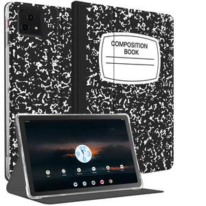 lot 20135 image: Aippdo Case for T-Mobile Revvl Tab 5G 10.36 inch case,2023 Released Premium Leather Stand Cover with SleepWake and Multiple Viewing Angles (Black Book)