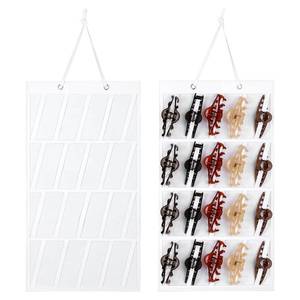 lot 20150 image: Yuomeaz Claw Clip Organizer, 5 Tier Hanging Hair Clip Organizer, Hair Clips Holder for Wall, Door, Closet(NO ACCESSORIES INCLUDED)
