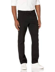 lot 20152 image: Amazon Essentials Mens Skinny-Fit 5-Pocket Stretch Twill Chino Pants (Previously Goodthreads), Black, 33W x 36L