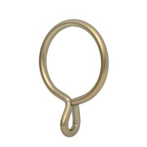 lot 20232 image: Ivilon Drapery Eyelet Curtain Rings - 1.7 Ring for Curtain Hook Pins, Set of 14 - Warm Gold
