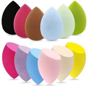 lot 20263 image: 11 Pieces Professional Makeup Sponge Set,Latex Free Flawless Soft Setting Face Puffs,Multicolor Beauty Sponge Blender Cosmetic Applicator for Powder,Liquid,Facial Makeup Tools