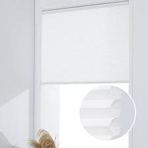 lot 5609 image: Persilux White Blackout Cellular Window Blind 19x72