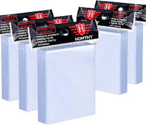 lot 6111 image: Toplior Clear Card Protection Sleeves 89x64mm - 500 Count