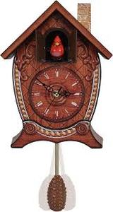 lot 19685 image: Traditional Cardinal Cuckoo Clock