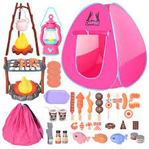 lot 19689 image: HYRENEE Camping Pretend Play Set