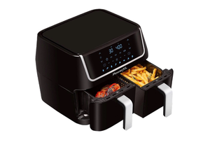 lot 5386004 image: Tristar Vortex 10-quart Dual Basket Air Fryer - Retail $179